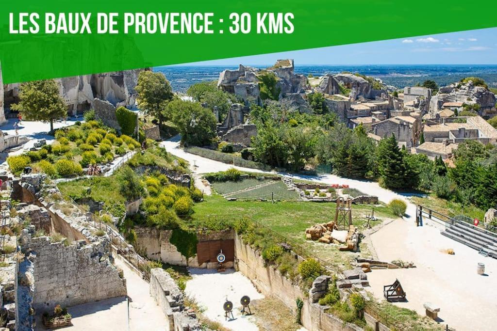 La Glycine - Parking Gratuit - Ac Clim - Cour Prive - Apartman Villeneuve-lès-Avignon Kültér fotó
