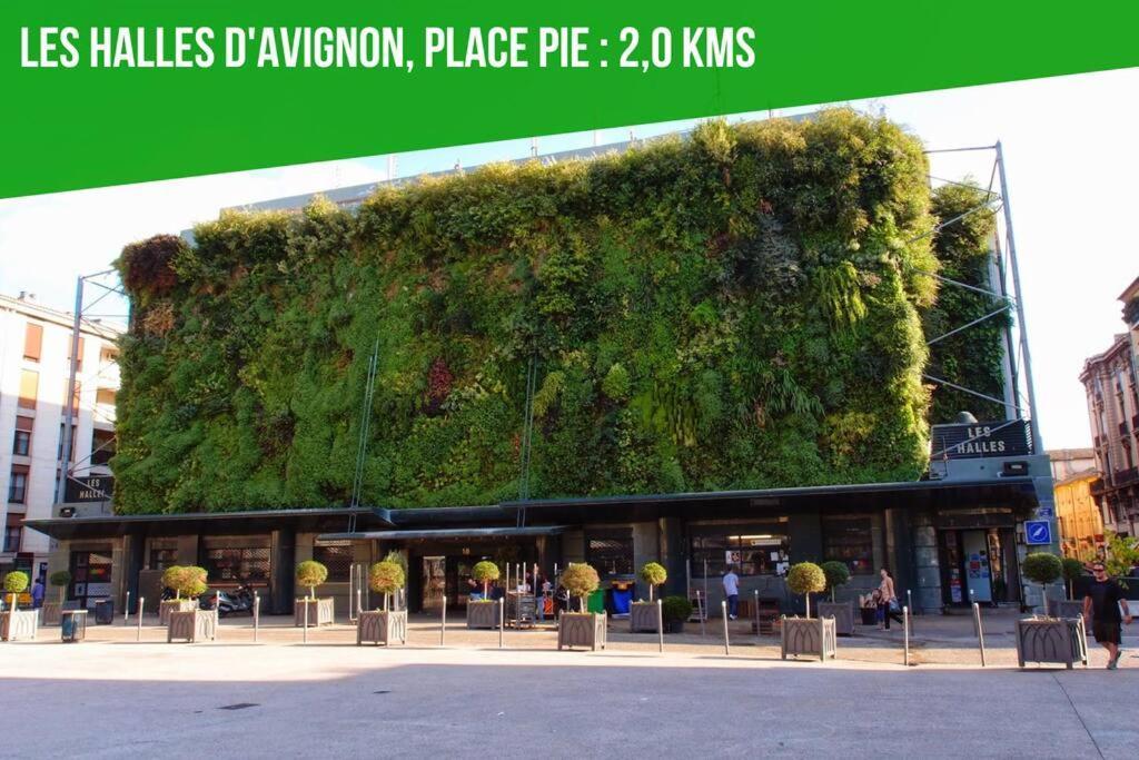 La Glycine - Parking Gratuit - Ac Clim - Cour Prive - Apartman Villeneuve-lès-Avignon Kültér fotó
